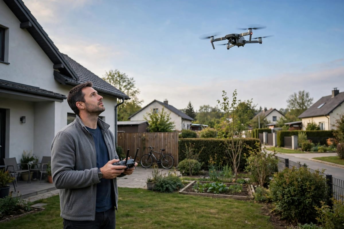 Dron nad vaší nemovitostí: Kdy je to skvělý pomocník a kdy drahá lekce z fyziky