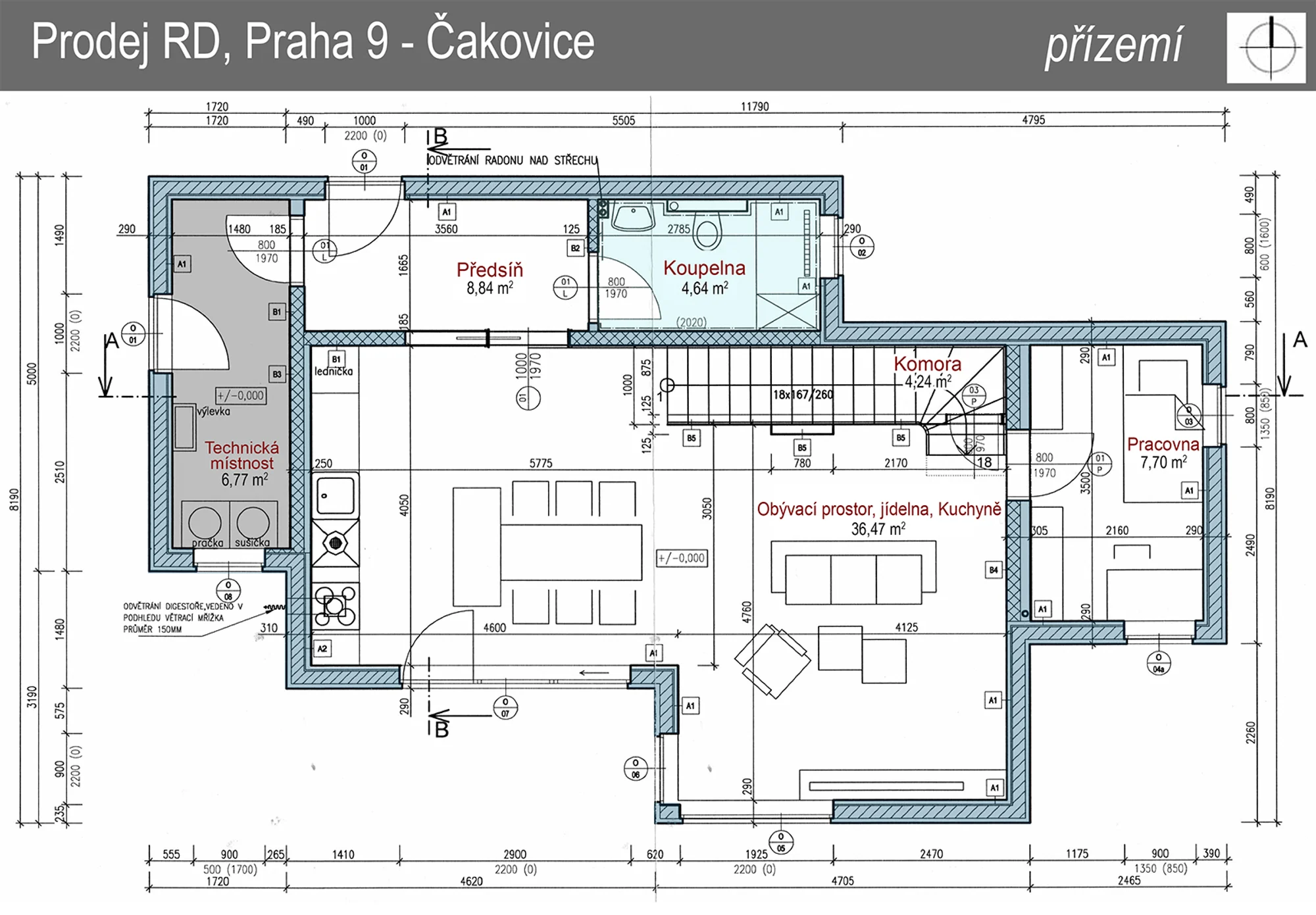 rd-cakovice — půdorys 1