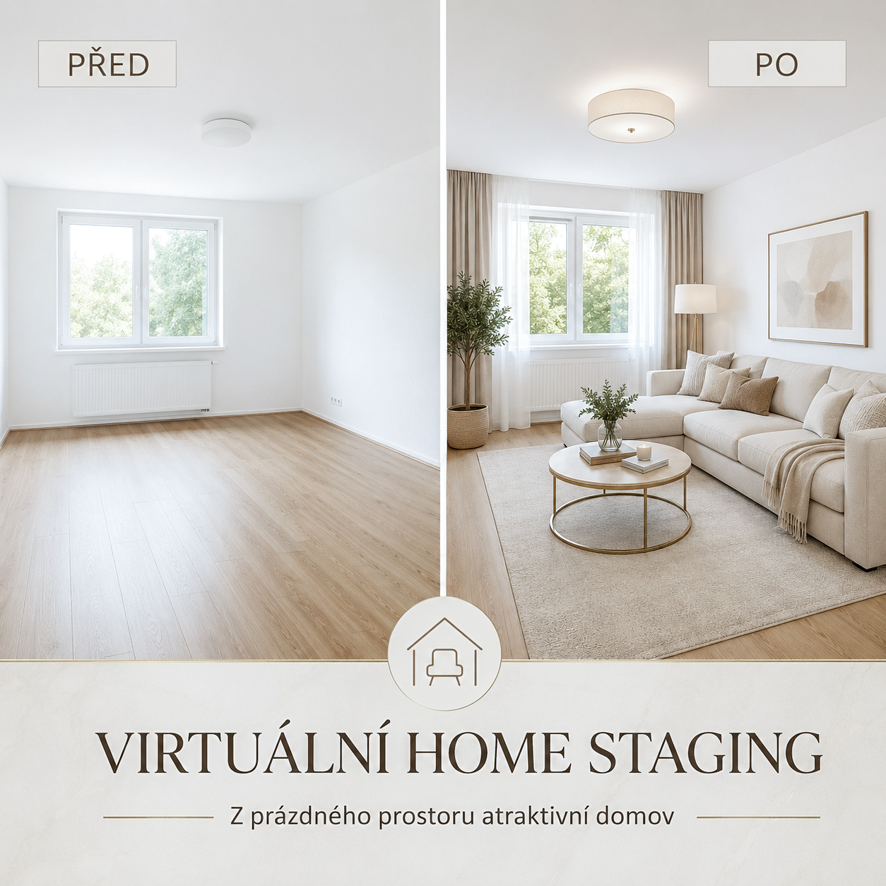 Virtuální homestaging – digitálně zařízený prostor