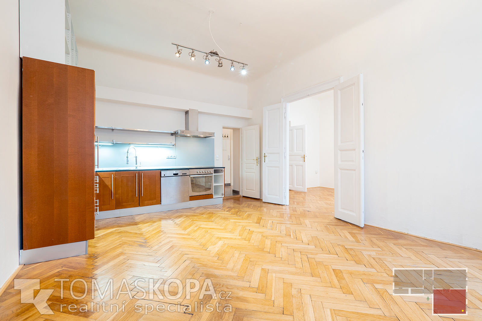 Prodej bytu 3+kk - 73 m² v pražských Vinohradech, ul. Korunní