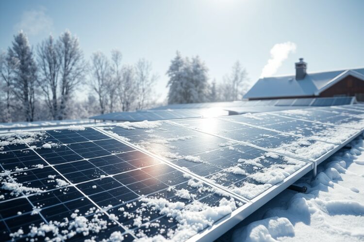 Fotovoltaika v Zimě: Jak Mrazivé Dny Zvyšují Účinnost Solárních Panelů a Co Dělat s Ledovkou?