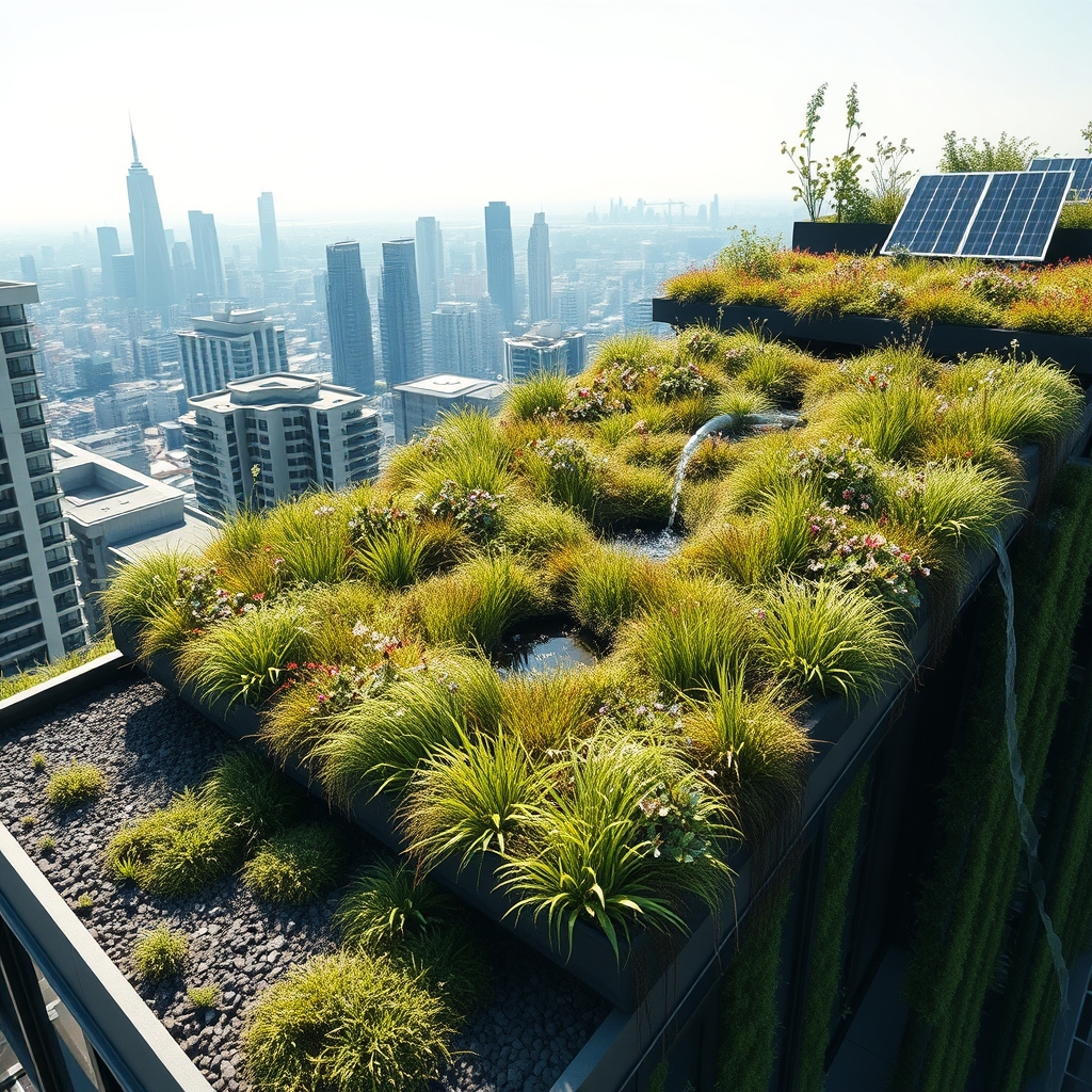 Revoluce na střechách: Cirkulární řešení pro udržitelné zelené střechy