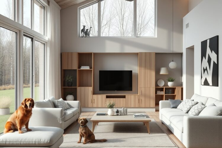 Bydlení pro milovníky zvířat: trendy v designu pro zvířata