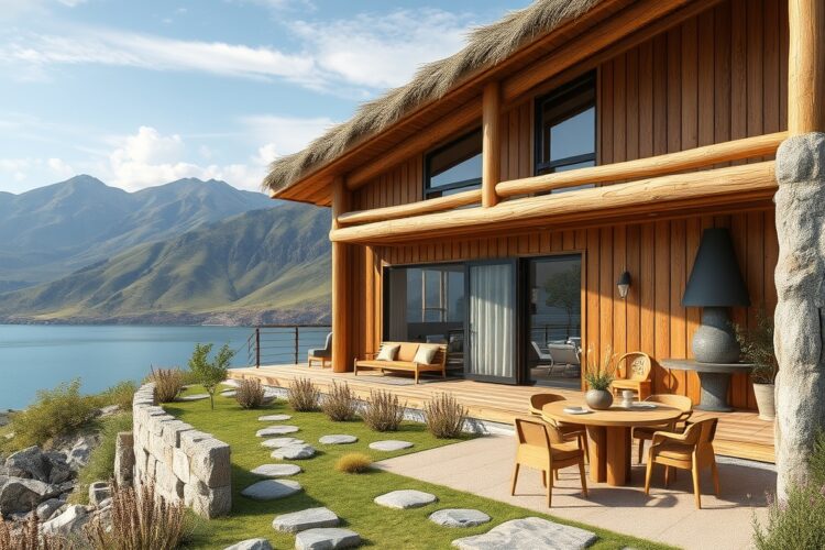 Dům z dřeva a historie: Působivá architektura na kopcích v Chile