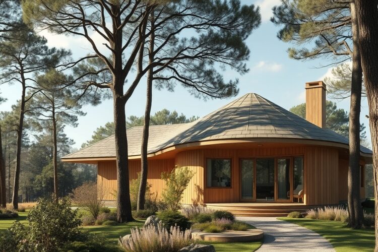 Ekologický rodinný dům uprostřed národního parku – příklad přírodě přátelské architektury