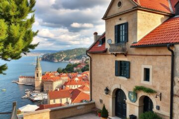 Idylický dům v Chorvatsku: Působivý dům z hrubě tesaného kamene