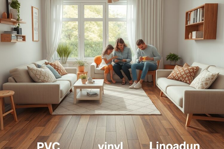 Která podlaha je pro vás ideální? PVC, vinyl nebo linoleum?