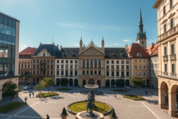 Liška, která přelstila tmu: Unikátní zasklení dvora v centru Prahy