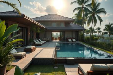 Luxusní dům s bazénem v Singapuru: Dokonalé spojení interiéru a exteriéru