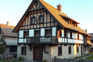 Nadčasový dřevěný dům postavený tradiční technikou: Přístup k harmonii s přírodou