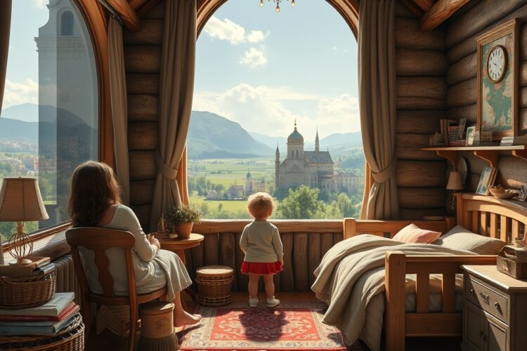 Proměna dětského pokoje v říši snů: Použijte nástěnné malby k vytvoření pohádkové krajiny