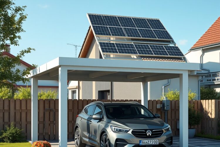 Solární carport: bezpečný a úsporný přístřešek pro vaše auto