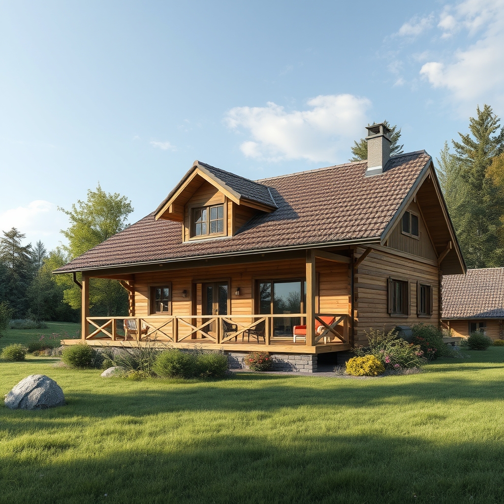 Dům sladěný se zahradou: Příkladem harmonie mezi architekturou a přírodou