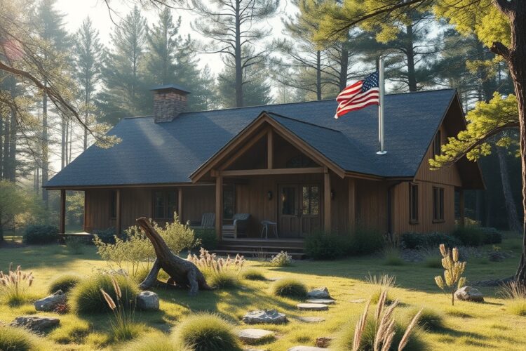 Ekologický rodinný dům uprostřed národního parku