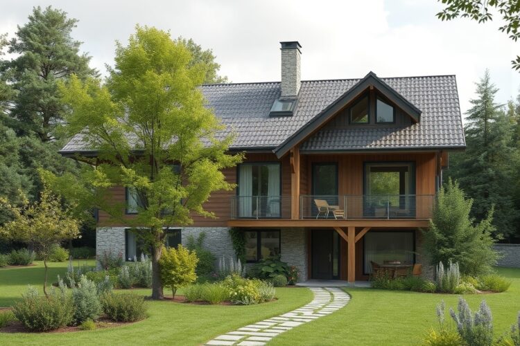 Ekologický rodinný dům v srdci národního parku: Příroda v úzkém sepětí