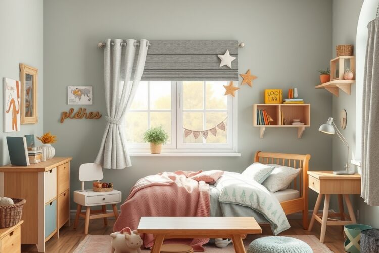 Jak rozveselit dětský pokoj barvami