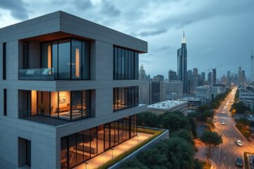 Nadčasová rezidence s panoramatickým výhledem na město