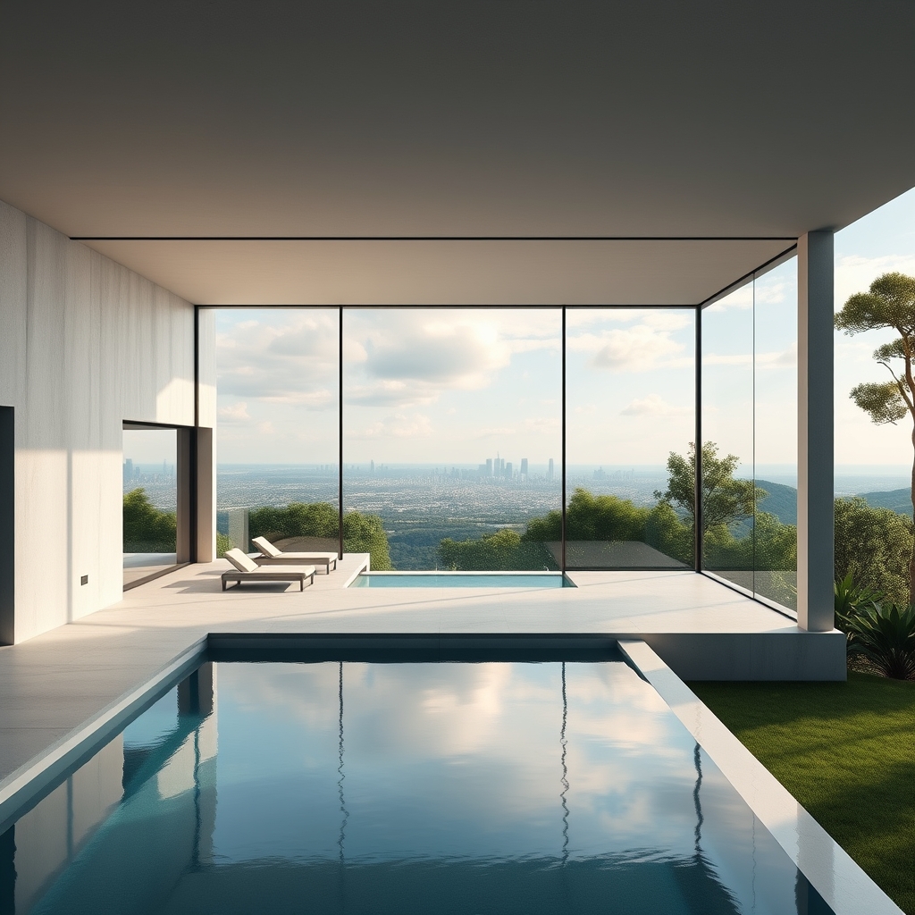 Nadčasová rezidence s panoramatickým výhledem na město: Inspirace pro luxusní bydlení