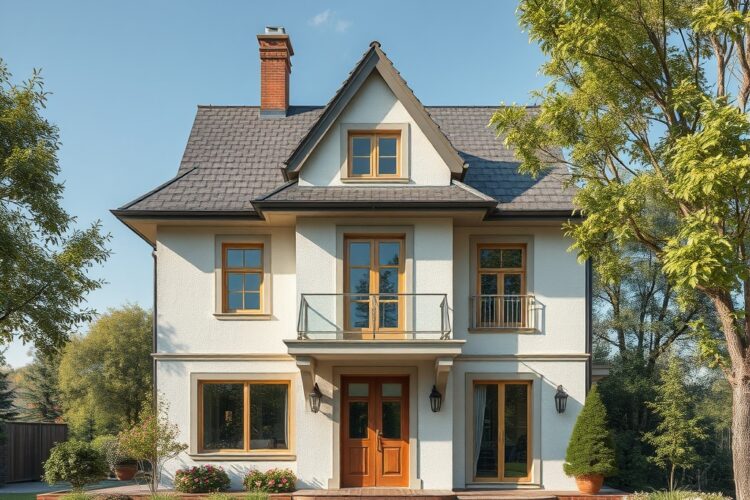 Nadčasový dřevěný dům postavený tradiční technikou: Inspirace pro bydlení