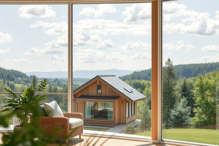 Nadčasový dřevěný dům postavený tradiční technikou: Inspirace pro udržitelné bydlení