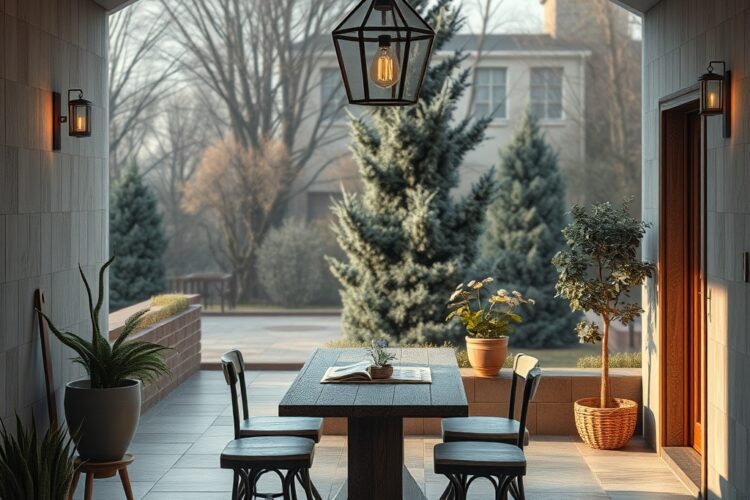 Propojení domu se zahradou pomocí keramických dlaždic