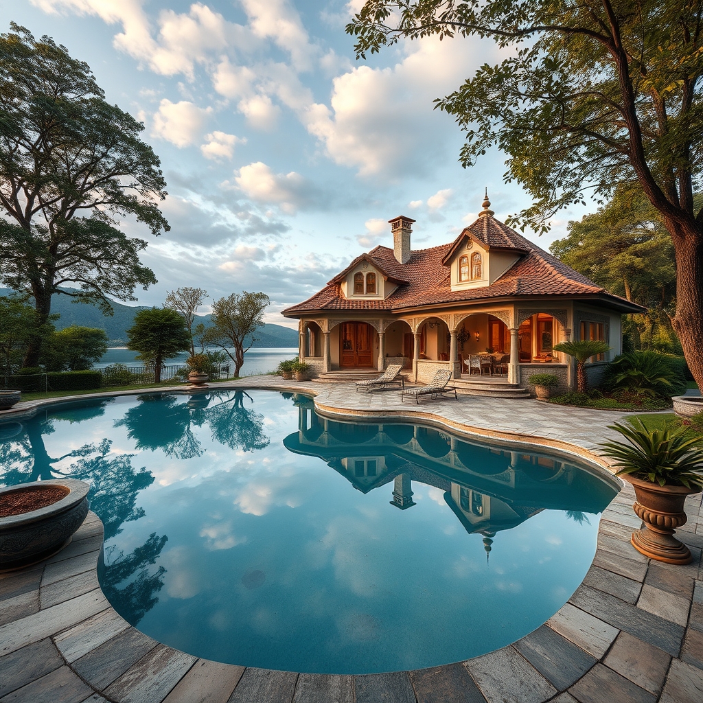 Romantické letní rezidence Casa del Lago v Brazílii