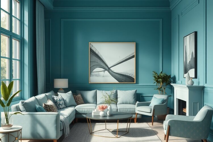 Transformativní Teal: Úchvatná Proměna Interiéru v Rok 2026